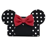 Mickey & Minnie Mouse Loungefly - Minnie Femme Portefeuille Standard, Imitation Cuir,