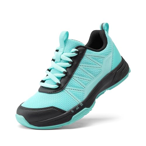 DREAM PAIRS Boys Girls Shoes Kids DuraPlay Tennis Footwear Non Slip Athletic Running Walking Lightweight Lace Up Sneakers for Little/Big Kid 10 Toddler Light Blue