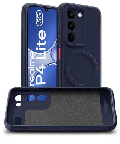 Image of WOW IMAGINE Back Case Cover for Realme C83 5G | Narzo 100 Lite | P4 Lite | Soft Matte Silicone Case| Slim Fit & Shockproof | Camera Protection Bumper Cover (Black)