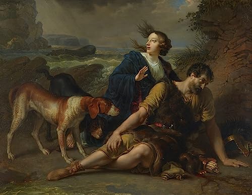 Tableau Arindal et Daura Krafft image sur toile pour décoration murale grand format 60x90