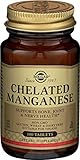 Solgar Chelated Manganese Tablets, 100 Tabs