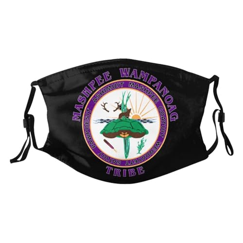 Wampanoag Flag Adult Dust Mask Adjustable Dust Face with 2 Filter35