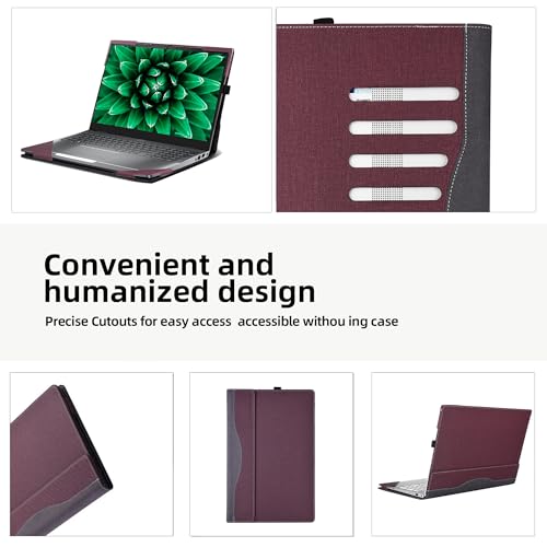 Funda para portátil Dell Precision 14" PU Cuero miniatura 4