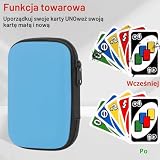 LFBEST Torba na przenoszenie dla 400+ kart, etui na karty, pudełko na karty niebieskie, pudełko na karty do przechowywania, beżowy, 6 Stück