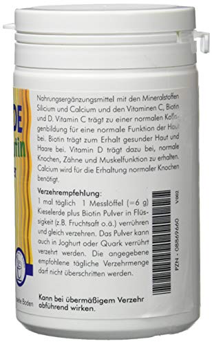 Kieselerde Pharma Peter mit Biotin Pulver 250 g
