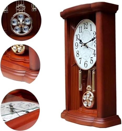 Reloj de péndulo de campanilla para decoración de sala de estar 2