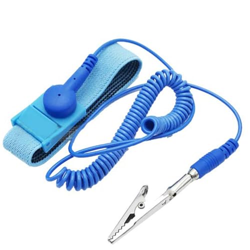 Image of MEETOOT Temperature Resistant Anti Static Desk Mat Rubber Soldering Mat Grounding Wire Workbench Assembly Line Repair Mat for Circuit Boards Phone PC Tablet PC Repair Grounding Mat