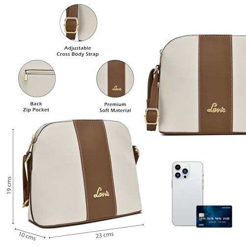 Image of Lavie Women's Marma Crossbody Sling Bag | Ladies Purse Handbag | Gift for Women