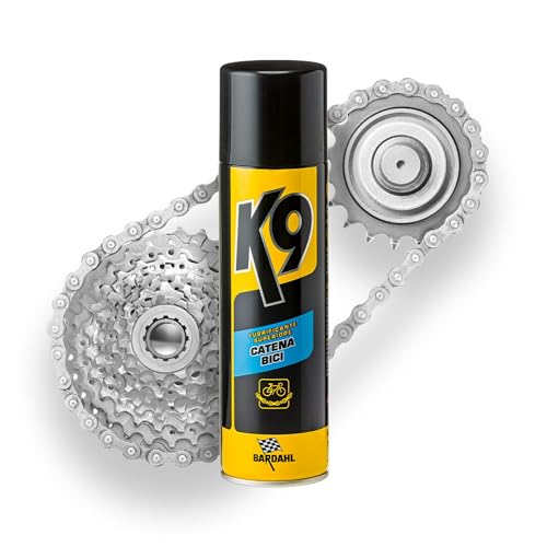 Bardahl K9 Lubrifiant Spray supérieur pour chaîne de vélo de route et hors route, accessoires de vélo, chaîne Lube