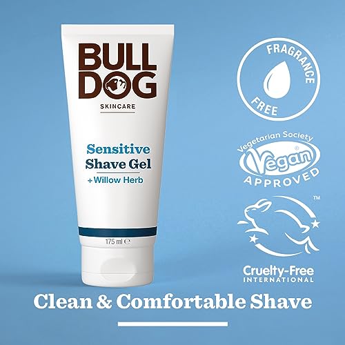 Bulldog Sensitive Shave Gel, 175ml, 2 Pack - Image 3