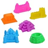Grtheenumb 6 Stück weiches Kunststoff-Strand-Sandspielzeug für Kinder und...