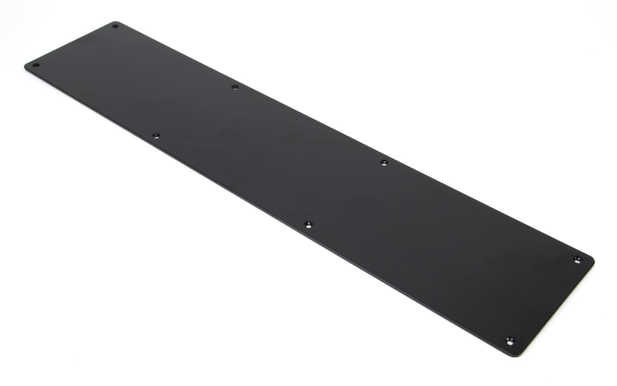 From The Anvil Black 700mm X 150mm Kick Plate from B&Q