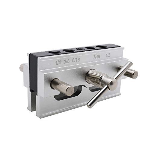 Self Centering Doweling Jig Dowel Jig Kit Woodworking Joints Tool With 2Pcs 3/8 Inch Inclined Hole Drill Bits #TOP4