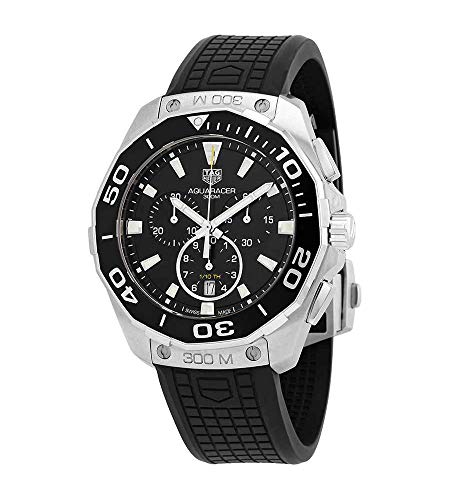 TAG Heuer Aquaracer Mens Watch on Black Rubber Strap CAY111A.FT6041