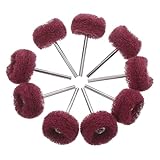 OSALADI 100 Stück Schaft Nylon Polierbürsten Doppelschicht Schleifscheiben Aufsatz Elektrische Bohrmaschine Schleifwerkzeug Zubehör Rostentfernung Polierbürste für Metall Holz Kunststoff