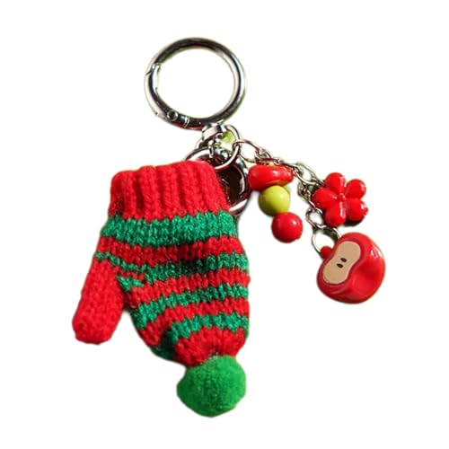 Cartoon Plush Keychain for Keyring Bag Decoration and Gift Giving Suitable for Adults Fashion Accessory Car Keychain, Green