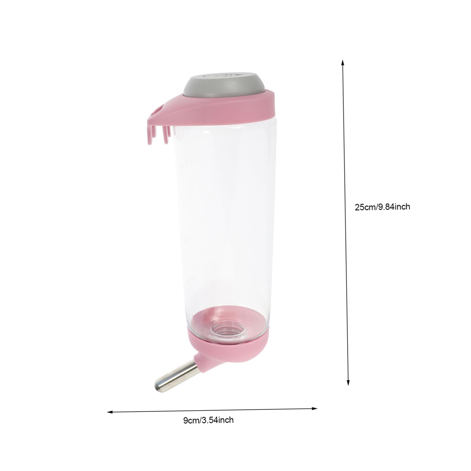 GALPADA 2Pcs Pet Water Bottle Automatic Feeder for Dogs and Cats Convenient Hanging Design Capacity Keeps Water Clean and Dry for Dog Cage Accessories