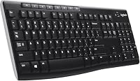 Logitech M705 Marathon Kabellose Maus, 2,4 GHz mit USB-Unifying-Empfänger, 1000 DPI, 5 programmierbare Tasten, Kompatibel mit PC, Mac, Laptop und Chromebook - Grau (Set mit Tastatur) – Ansicht 5