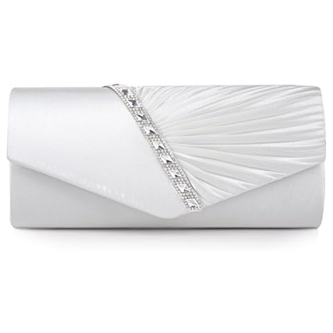 Damara Clutch, White Cover