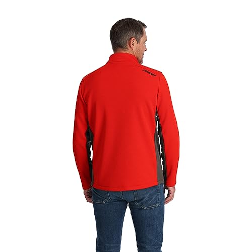 Image of Spyder mens Bandit 1 /2 Zip Fleece Ski Mid Layer Sweater Jacket