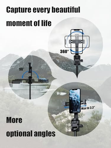 Soporte extensible para teléfono celular tipo trípode de 70 pulgadas con mando bluetooth 4