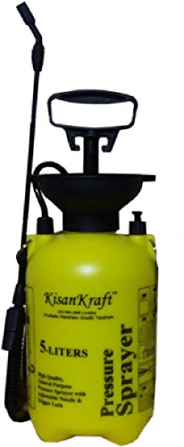 Kisan Kraft Kk-Ps5000 5 Litre Plastic Manual Sprayer (Colour May Vary), Hand Powered