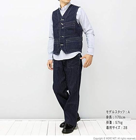 Amazon | [シュガーケーン] 9ozウォバッシュストライプ エンジニア