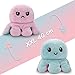 Produktbild Reversible Octopus Soft Toys, Octopus Plüschtier, Plüschtiere niedlich kleine Octopus Toy, kuscheltier oktopus doppelseitiges Flip Octopus Plüschtier für Kinder Erwachsene als Geburtstagsgeschenk