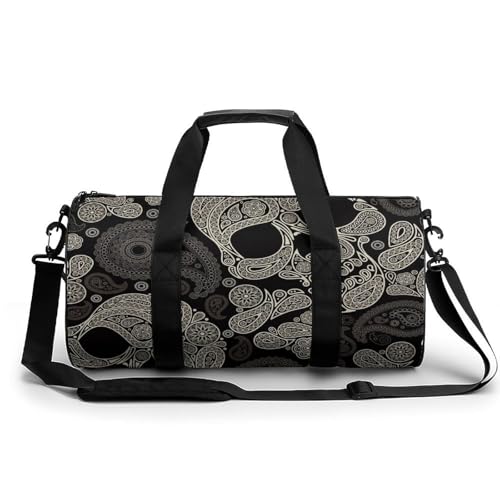 Sac de voyage crâne Paisley 45cm compact et robuste pour la randonnée