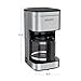 KRUPS Coffee Maker 10 Cups Simply Brew Stainless Steel Drip Coffee Maker, 900 Watts Coffee Filter, Drip Free, Dishwasher Safe Pot , Black & Silver