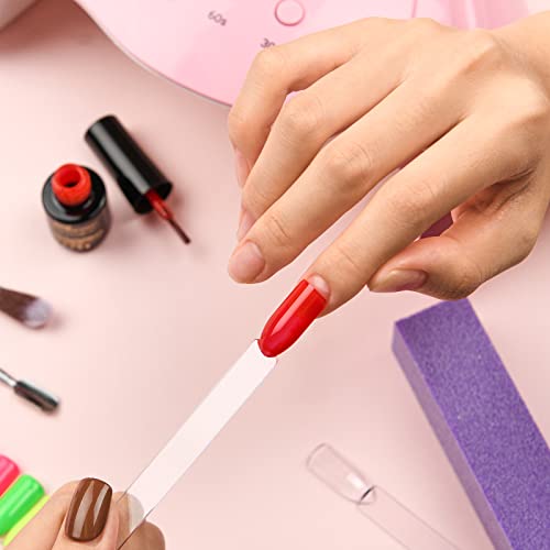AZUREBEAUTY 50 peças de palitos de amostra de cor de unha com anel, pontas de exibição de esmalte de