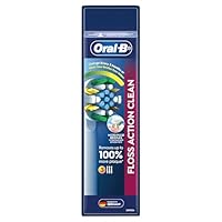 Oral-B Floss Action Electric Toothbrush Replacement Brush Heads, 3 Pack