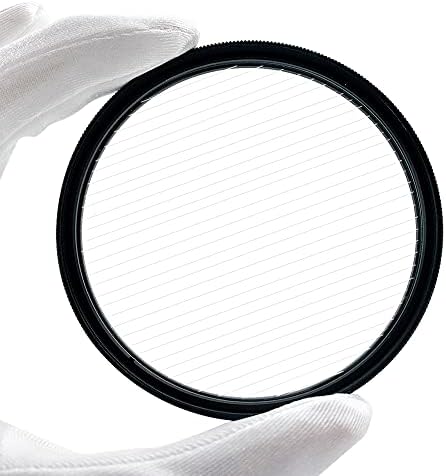 White Streaks Effect FX Filter Camera Radia Flare Filter Blue Rainbow Colorful Gold 77/82mm Star Light Night Shoot Radiant (Size : With 82mm Adapter, Color : White Streaks Filter) image 2