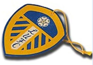 100% OFFICIAL IN CAR HANGING AIR FRESHENER LEEDS UNITED