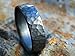 structured silver band, mens ring black silver, mens engagement ring silver, handmade mens wedding band silver, men's personalized ring silver, hammered silver ring