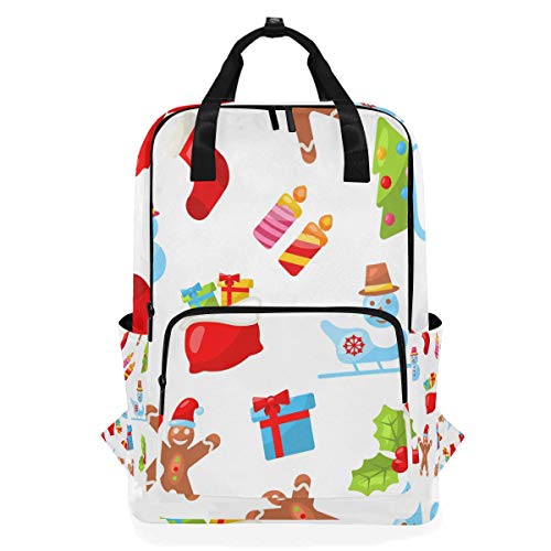 Preisvergleich Produktbild DEZIRO Glitzernde Weihnachtsdekoration Casual Rucksack Schultertasche