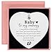 to My Mommy-New Mom Gift from Baby Bump-Mama to Be Pregnancy Announcement Keepsake-Ceramic Heart Shaped Ornament-White Ceramic New Mom Appreciation for Expecting Mothers Home Decor