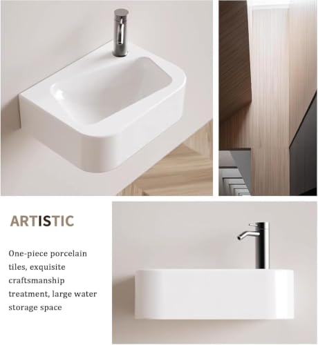 Lavabo para guardarropa pequeño解决小户型卫生间难以安装洗手盆痛点 陶瓷盆Zc024r 7
