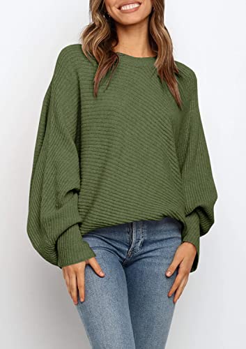 Image of Mafulus Womens Oversized Sweater Fall Winter Slouchy Pullover Jumper Tops