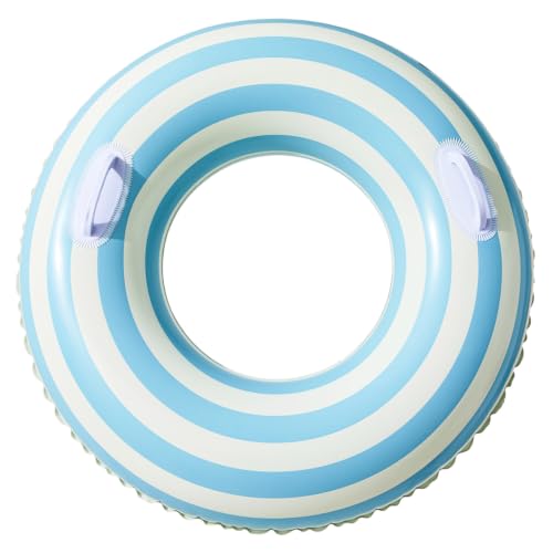 浮き輪 うきわ 大人用 子供用 浮輪 取って付き O型 フロート 90#100#120# ストライプ柄 可愛い 浮具 おしゃれ スイミング 水遊び プール 夏休み ビーチ 川 海水浴 暑さ対策 男女兼用