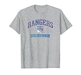 New York Rangers Vintage Hockey Gray Officially Licensed T-Shirt, Men, Heather Grey, Large