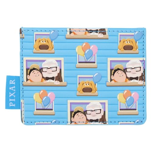 Image of Loungefly Disney: Pixar - Up - Small Card Holder with 3 Card Slots - Great for Kids & Adults - Collectible Wallets | Cute card holder