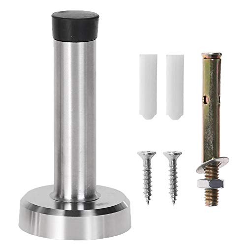 Tope de puerta de acero inoxidable de 8cm para un hogar moderno, silencioso y seguro 6