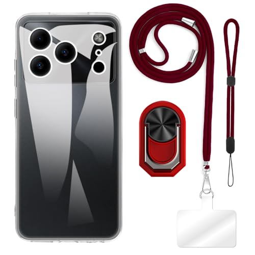 ESACMOT [4 in 1] P[X Doogee Note 56 Pro Ƃ̌݊AXgbvAXgohAOtAϏՌیJo[spZbg (NAP[X + bhZbg)