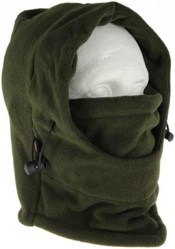 DNA Cold Weather Carp Fishing Fleece Lined OD Green Adjustable Snood with Face Guard DNA Cold Weather Carp Fishing Fleece Lined OD Green Adjustable Snood with Face Guard