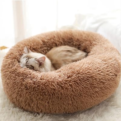 猫 べッド 犬 ベッド 冬 「カバー取り外し可能」 丸型 ペットベッド 通年 猫犬グッズ 寒さ対策 犬 猫 クッション 洗える 耐噛み 滑り止め かわいい あたたかい 小動物用 ペット用品 ペットクッション ペットソファ