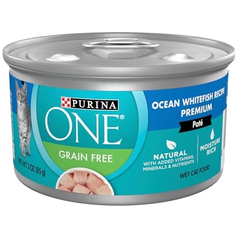 Purina ONE Grain Free Pate Ocean Whitefish Recipe Wet Cat Food Cover