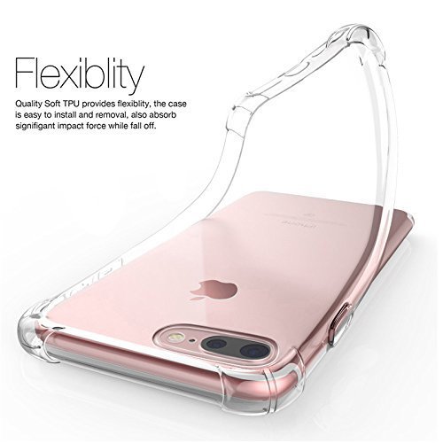 Luolnh Cover iPhone 7 Plus, Custodia Silicone