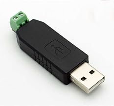 Spoinkky USB to RS485 Converter Adapter | RS485 to USB Converter | Compact and Portable Adapter for Industrial Applications | Black with Two Pin
