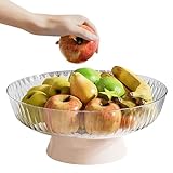 Bandeja de frutas Home Drain - Bandeja de frutas contemporánea y elegante | Cesta de frutas robusta | Bandeja de fruta de gama alta de lujo chic para el salón en casa, expositor de mesa